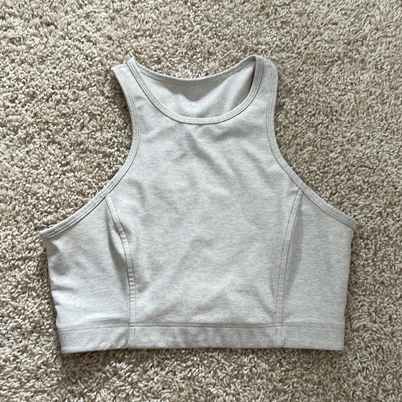 Outdoor Voices Oatmeal Crop Tank - Picture 1 of 4